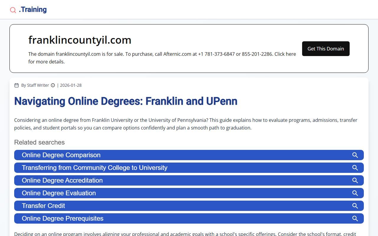 Franklin County Sheriff website for police blotter records